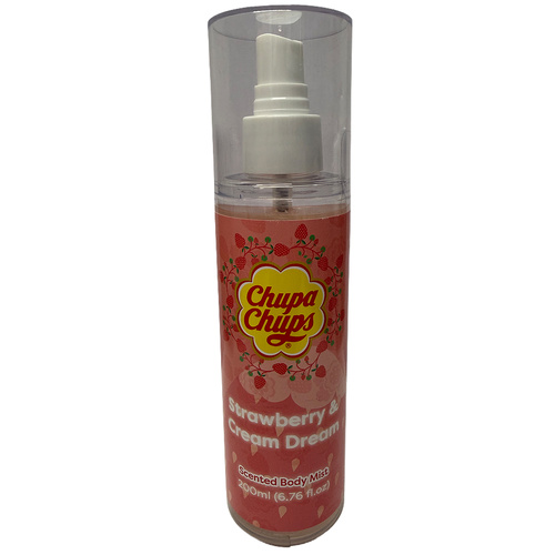 Chupa Chups Strawberry & Cream Body Mist 200ml Fragrance Spray