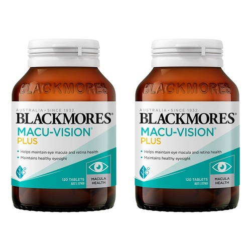 Blackmores Macu-Vision Plus 120 Tablets Pack of 2