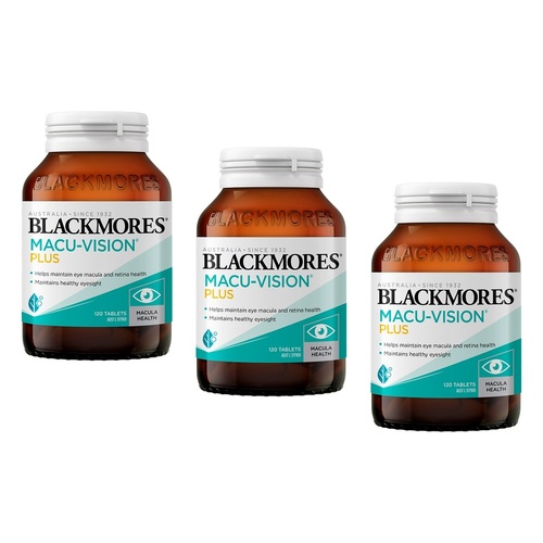 Blackmores Macu-Vision Plus 120 Tablets Pack of 3