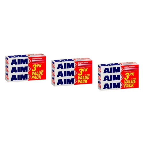 AIM Toothpaste Original Flavour 3 x 90g Pack of 3