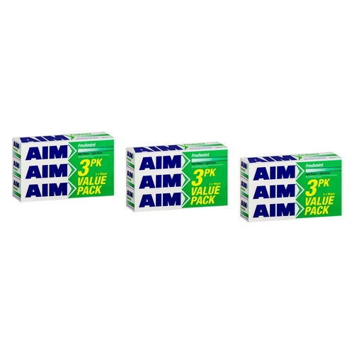 AIM Freshmint Toothpaste 3 x 90g Pack of 3