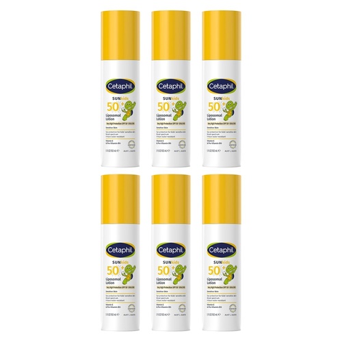 Cetaphil Sun Kids SPF50+ Liposomal Lotion 150mL Pack of 6