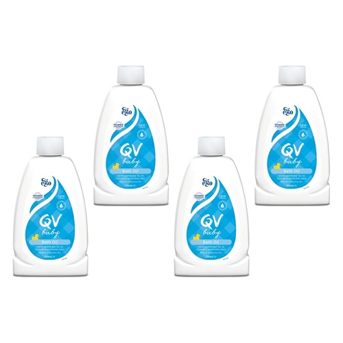 Ego QV Baby Bath Oil 500mL Pack of 4