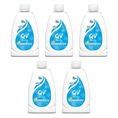Ego QV Baby Bath Oil 500mL Pack of 5
