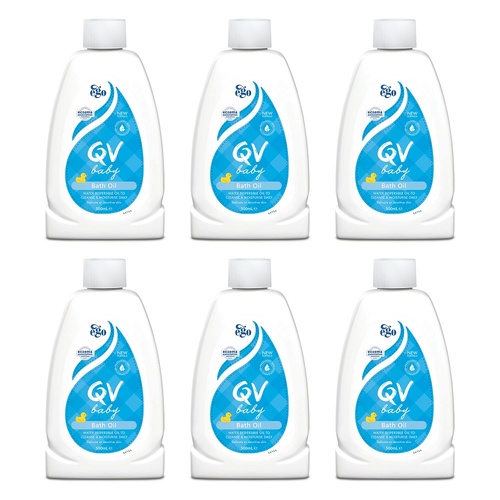 Ego QV Baby Bath Oil 500mL Pack of 6