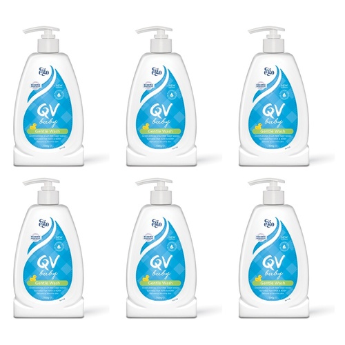 Ego QV Baby Gentle Wash 500g Pack of 6