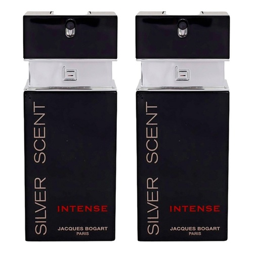 Jacques Bogart Silver Scent Intense EDT 100mL Pack of 2