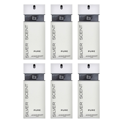 Jacques Bogart Silver Scent Pure EDT 100mL Pack of 6