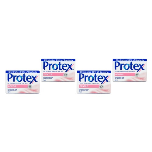 Protex Antibacterial Bar Soap Gentle 90g Pack of 4