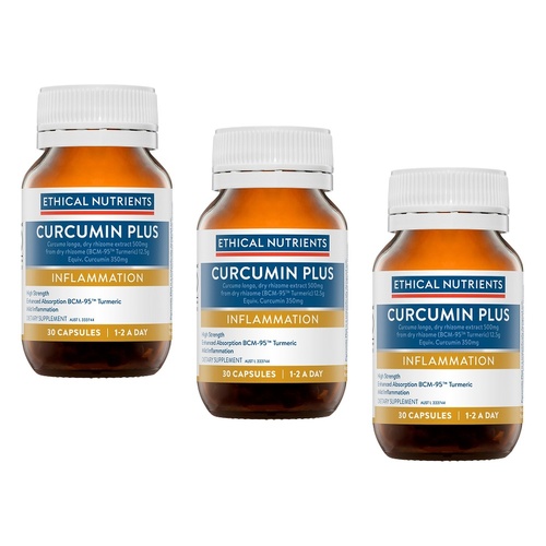 Ethical Nutrients Curcumin Plus 30 Capsules Pack of 3