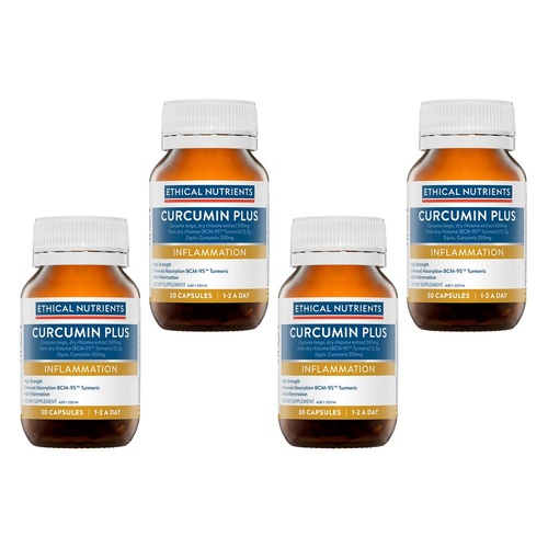 Ethical Nutrients Curcumin Plus 30 Capsules Pack of 4