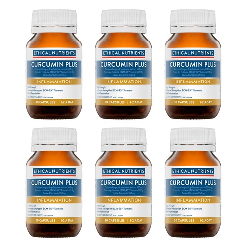 Ethical Nutrients Curcumin Plus 30 Capsules Pack of 6