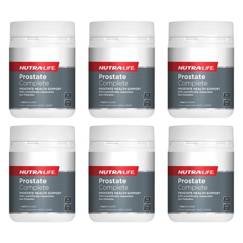 Nutra-Life Prostate Complete B 60 Capsules Pack of 6