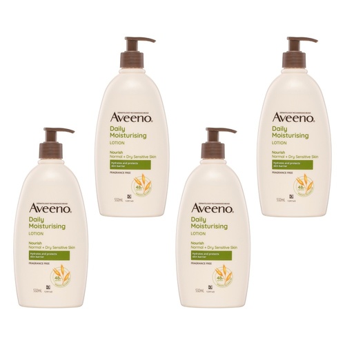 Aveeno Nourish Daily Moisturising Body Lotion 532mL Pack of 4