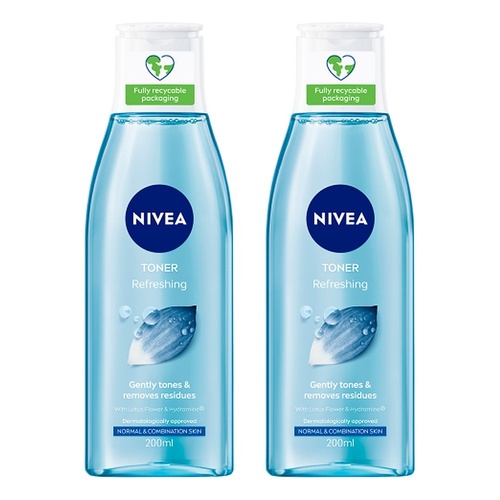 NIVEA Refreshing Toner 200mL Pack of 2