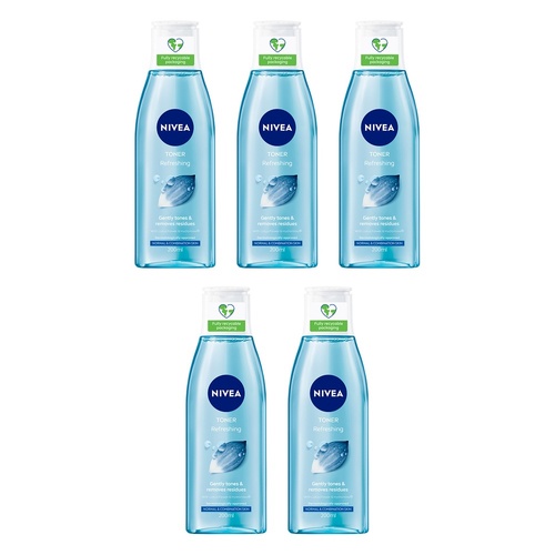 NIVEA Refreshing Toner 200mL Pack of 5