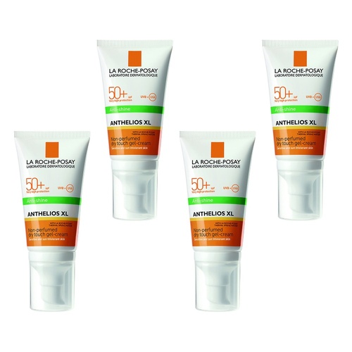 La Roche-Posay Anthelios XL Anti-Shine Dry Touch SPF50+ 50mL Pack of 4