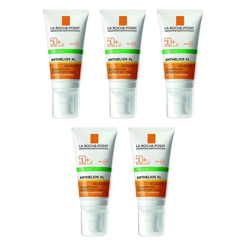 La Roche-Posay Anthelios XL Anti-Shine Dry Touch SPF50+ 50mL Pack of 5