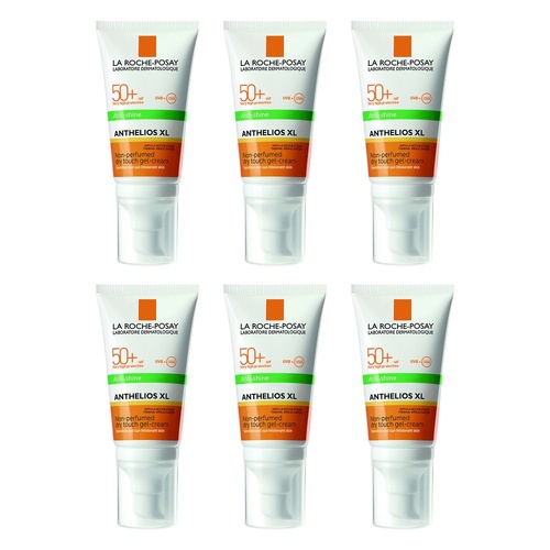 La Roche-Posay Anthelios XL Anti-Shine Dry Touch SPF50+ 50mL Pack of 6