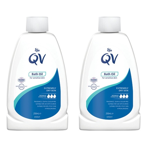 Ego QV Bath Oil 250mL Pack of 2
