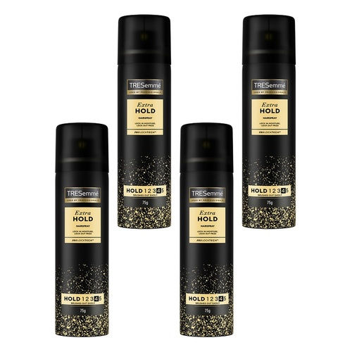 TRESemmé Salon Finish Styling Mini Hairspray Extra Hold 75 g Pack of 4