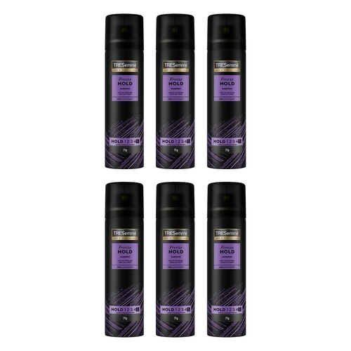 TRESemmé Salon Finish Styling Mini Hairspray Freeze Hold 75g Pack of 6