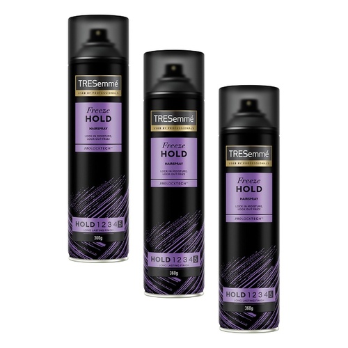 TRESemmé Salon Finish Styling Hairspray Freeze Hold 360g x 3 Bundle of 3