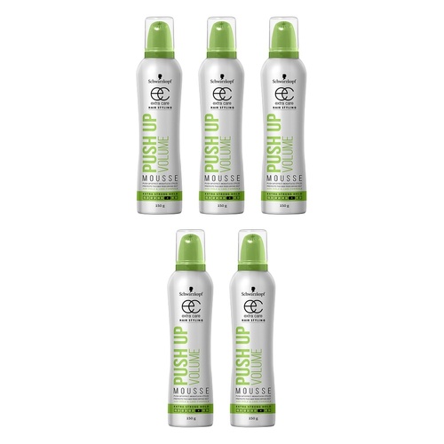 Schwarzkopf Extra Care Push Up Volume Mousse 150g Pack of 5
