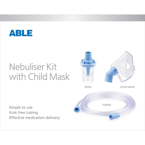 Able Nebuliser Kit with Child Mask