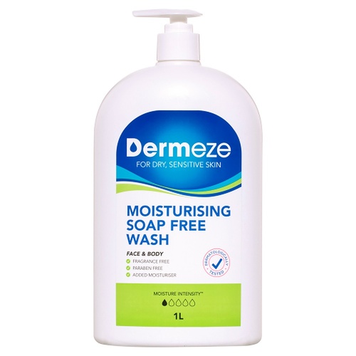 Dermeze Moisturising Soap Free Wash 1 L