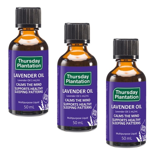 Thursday Plantation Lavender Oil 50mL Pack of 3