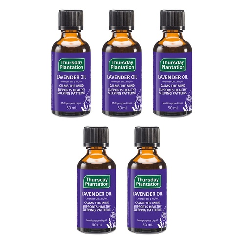 Thursday Plantation Lavender Oil 50mL Pack of 5