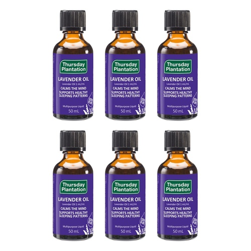 Thursday Plantation Lavender Oil 50mL Pack of 6