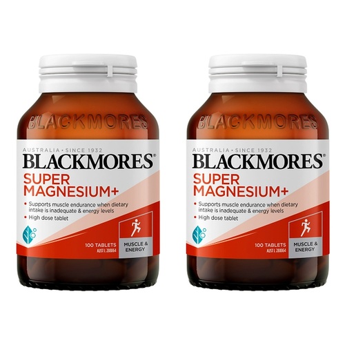 Blackmores Super Magnesium+ 100 Tablets Pack of 2