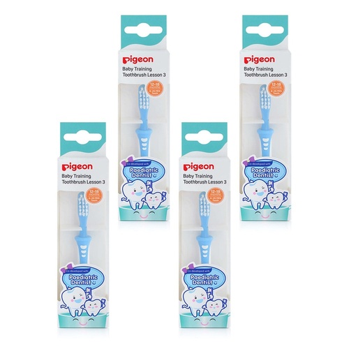 Pigeon Training Toothbrush Step 3 Pack of 4