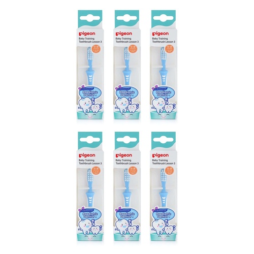 Pigeon Training Toothbrush Step 3 Pack of 6