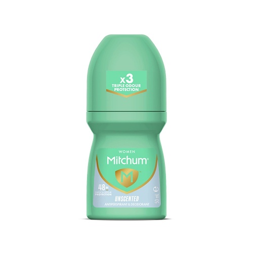 Mitchum Women Antiperspirant Roll-On Deodorant Unscented 50mL