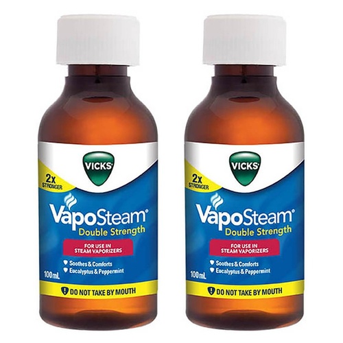 Vicks VapoSteam Double Strength 100mL Pack of 2