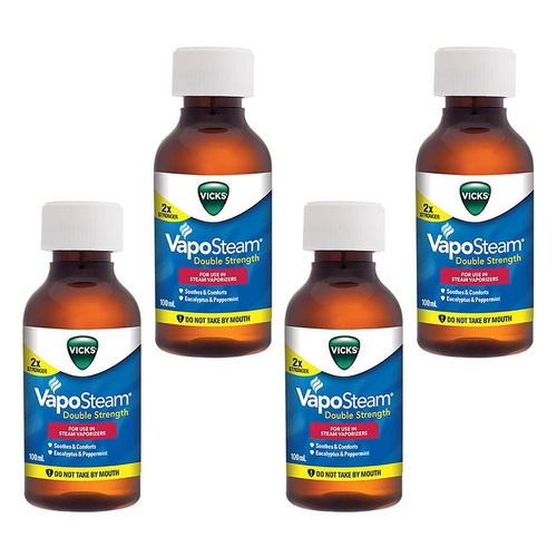 Vicks VapoSteam Double Strength 100mL Pack of 4