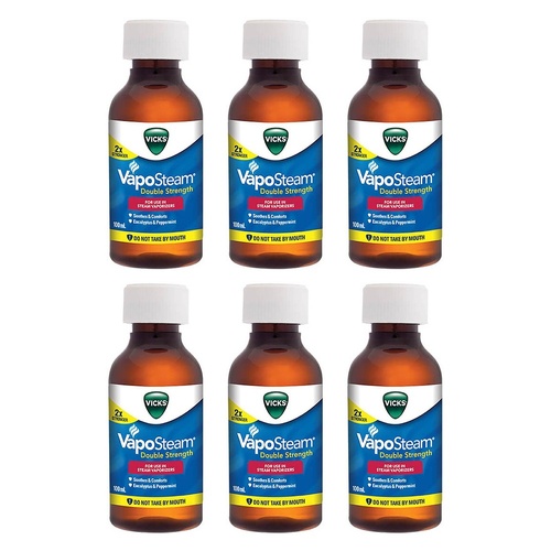 Vicks VapoSteam Double Strength 100mL Pack of 6
