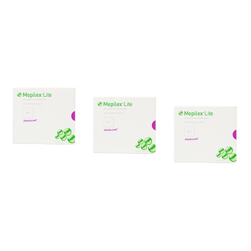 Mepilex Lite Foam Dressing 10cm x 10cm Pack of 3