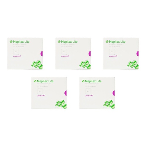 Mepilex Lite Foam Dressing 10cm x 10cm Pack of 5