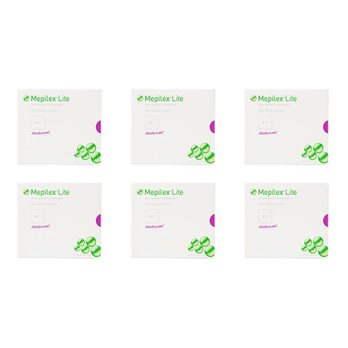 Mepilex Lite Foam Dressing 10cm x 10cm Pack of 6