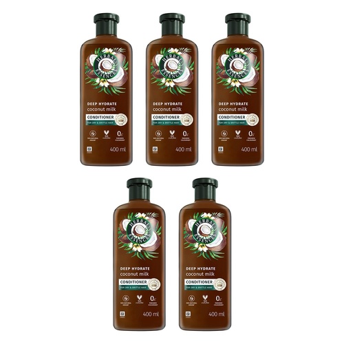 Herbal Essences bio:renew Deep Hydrate Conditioner with Coconut Milk Pack of 5