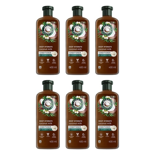 Herbal Essences bio:renew Deep Hydrate Conditioner with Coconut Milk Pack of 6