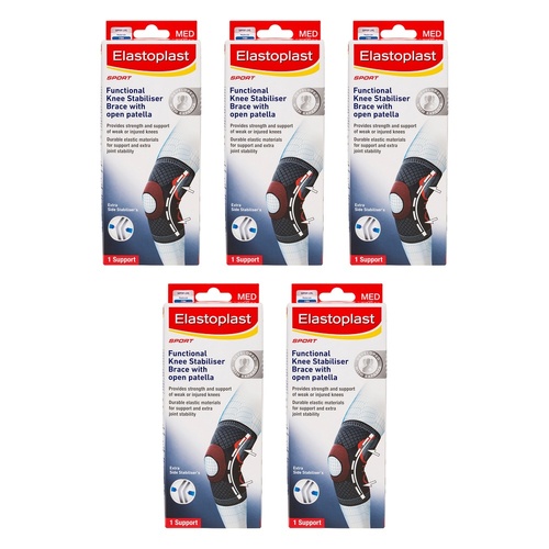 Elastoplast Sport Functional Knee Brace Medium Pack of 5