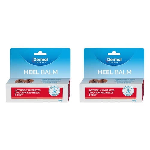 Dermal Therapy Heel Balm 50g Pack of 2