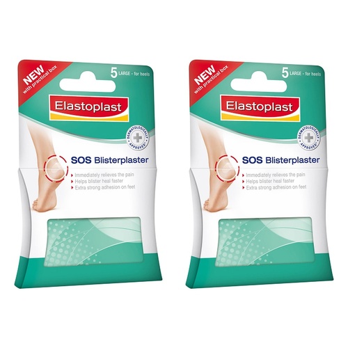 Elastoplast Blister Plaster Large 5 Pack Bundle of 2