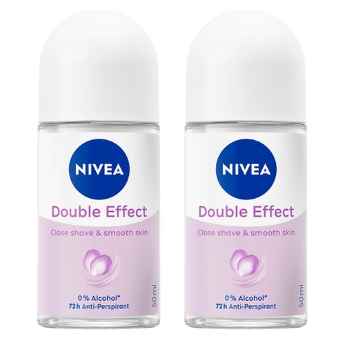 Nivea Double Effect Violet Senses Roll-On 50mL Pack of 2