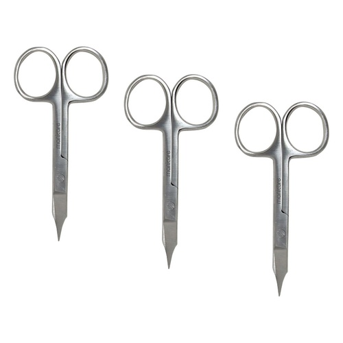 Manicare Nail Scissor Curved x 3 Bundle of 3